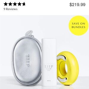 ZIIP Device with Silver Case and Yellow Attachment